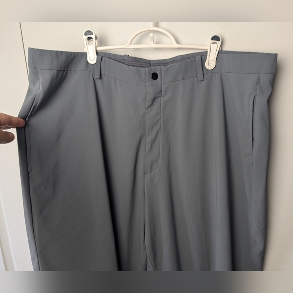 NIKE TIGER WOODS Platinum Men Golf Pants Size 40x32 Gray Color With Pockets - Picture 2 of 15